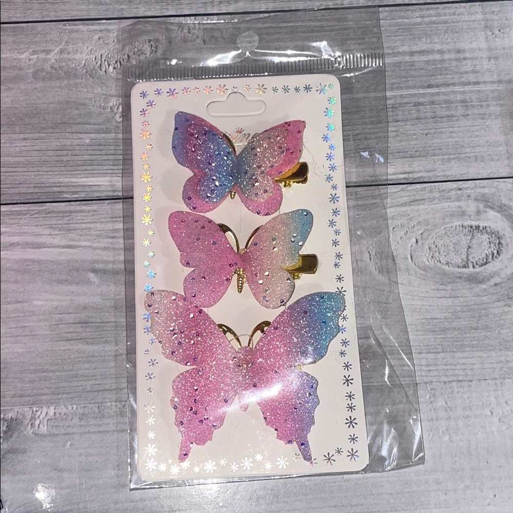 🦋 Beautiful Butterfly Hair Accessories In Pink🦋